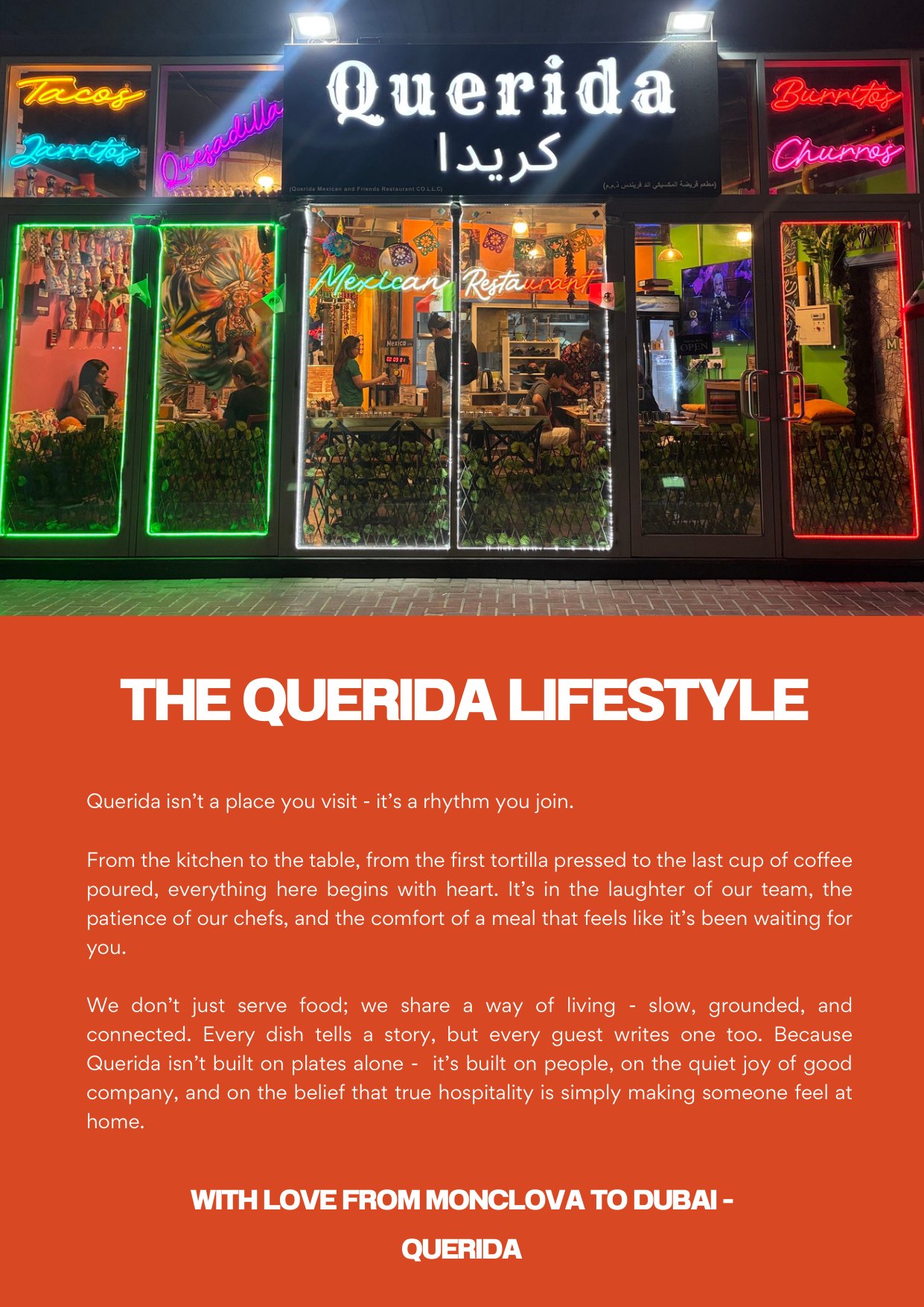 Querida Magazine — Monclovita la Bella, page 20 of 37. Where it begins. Charcoal, comal, and a mother's kitchen. Destination: Monclova, Coahuila, Mexico.