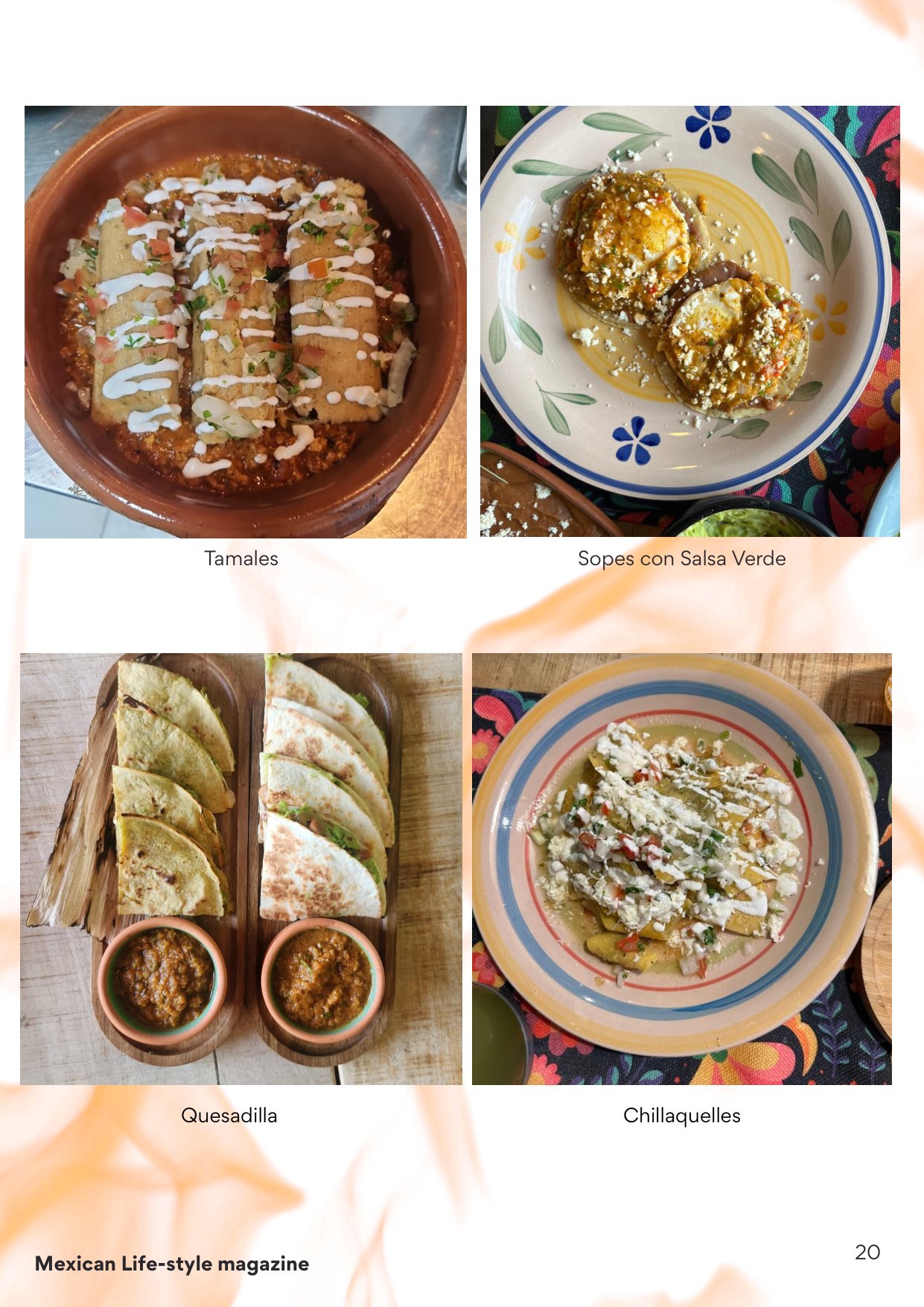 Querida Magazine — Monclovita la Bella, page 23 of 37. Where it begins. Charcoal, comal, and a mother's kitchen. Destination: Monclova, Coahuila, Mexico.