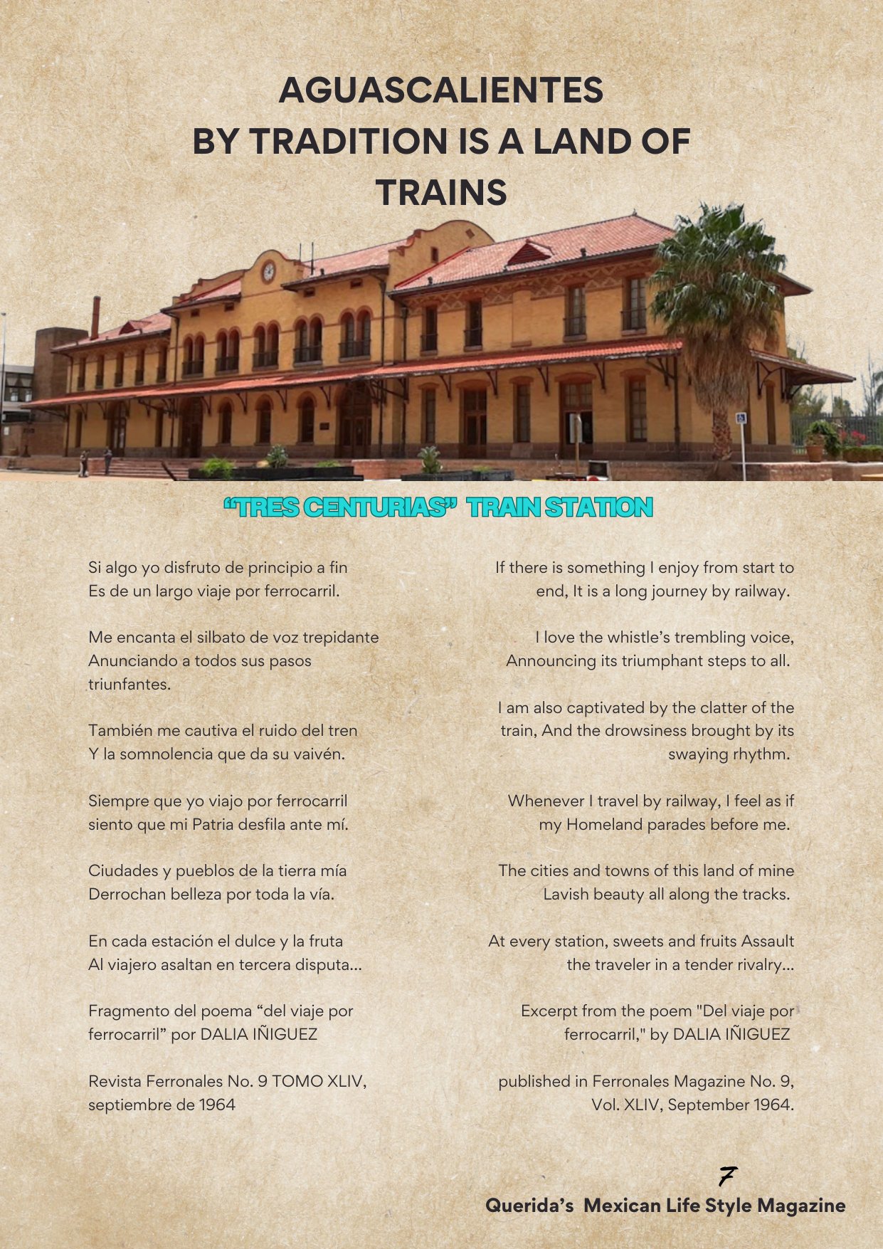 Querida Magazine — ¡Viva Aguascalientes!, page 7 of 36. Travel: Mexico to Dubai. Romantic Flavour. Destination: Aguascalientes, Mexico.